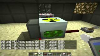 Atomkraftwerk in Minecraft Tekkit Bauanleitung und Explosion nach Kernschmelze [upl. by Thora]