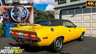 1970 Dodge Challenger RT  The Crew Motorfest  Thrustmaster T150 Steering Wheel Gameplay [upl. by Telfore]