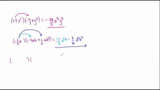 Multiplicación de monomios y polinomios [upl. by Hanae449]