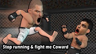 Sean Strickland chasing Costa for 5 rounds [upl. by Hines390]