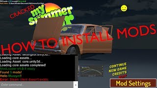 How to install mods to cracked My Summer Car UPDATE VIDEO read description [upl. by Nnaillij]