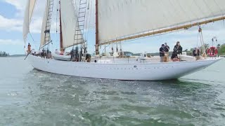 Historic schooner Bowdoin sails back to the Arctic [upl. by Oiliruam]