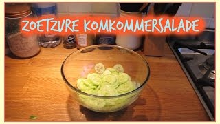 Mamas meals Zoetzure komkommersalade [upl. by Myrle699]