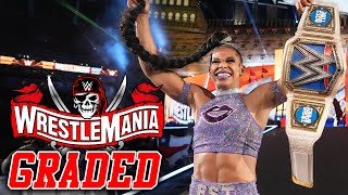 WWE WrestleMania 37 Night 1 GRADED  Sasha Banks vs Bianca Belair Drew McIntyre vs Bobby Lashley [upl. by Haek4]