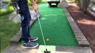 THE CLOSEST Mini Golf Game EVER  Lets Play Mini Golf FOR REAL [upl. by Giralda]