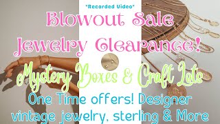 Blow Out Sale 2 Jewelry CLEARANCE [upl. by Nevak889]