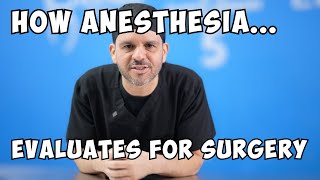 Anesthesia PreOperative Evaluation [upl. by Oner]