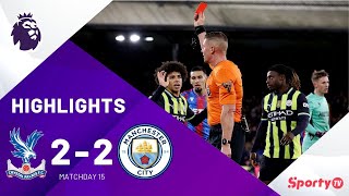 Crystal Palace vs Manchester City 22  2425 season  Premier League Game Highlights  SportyTV [upl. by Nnybor]