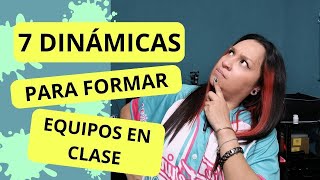 Dinámicas para formar equipos en clase [upl. by Nitsug]