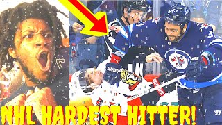 NHL REACTION DUSTIN BYFUGLIEN TOP 10 BIG HITS [upl. by Eceinhoj]