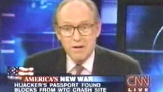 CNN  Hijackers passport found in WTC rubble Saturday [upl. by Rovner]