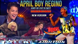 PILIPINAS GOT TALENT AUDITION  PART59 APRIL BOY REGINO HONEY MY LOVE SO SWEET BOSSES APRIL BOY [upl. by Bertle]