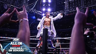 Elevate Will Ospreays Entrance at Wembley Stadium  AEW All In London 82723 [upl. by Hassett]