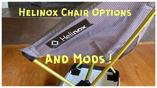 Helinox Chair Options amp Mods [upl. by Malinde291]