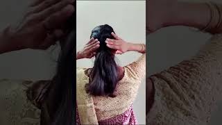 Simple braid hairstyle ✨🌺hairtutorial viralvideo [upl. by Aizirk]