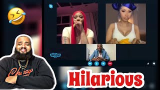 AMERICAN REACTS to NOCHILL SKYPE MEETING WITH NICKI MINAJ AND CARDI B  SOUTH AFRICA 🇿🇦 [upl. by Corder340]