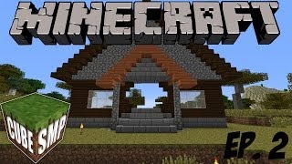 Cube SMP  Minecraft Cube SMP Temporary House  Episode 2 [upl. by Mcintosh]