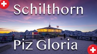 Most beautiful places in Switzerland  Schilthorn Piz Gloria [upl. by Natassia]