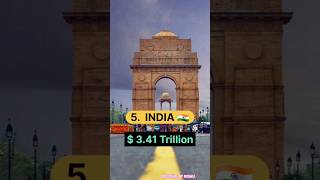 Top 10 Largest Economies In The World 2024  economy top10 india us uk japan shorts [upl. by Ylloj529]