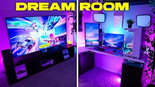 Building My DREAM Gaming Setup Room [upl. by Brander]