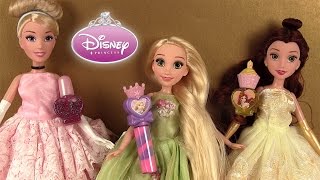 Princesses Disney Poupées Hasbro Paillettes Maquillage de Cendrillon Raiponce Belle [upl. by Alice742]