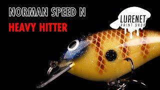 Norman Speed N Heavy Hitter  Lurenet Paint Shop Custom Painted Lures [upl. by Forland]