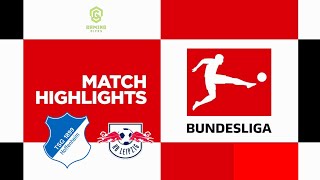 Hoffenheim vs Leipzig  Bundesliga 202425 Highlights [upl. by Haleeuqa]