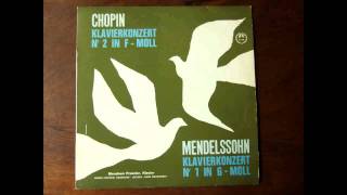 Menahem Pressler  chopin piano concerto no 2 in f minor Hans Swarowsky [upl. by Allis750]