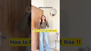 How to find jeans 👖 size youtubeshorts jeans howto fashion style fyi hacks [upl. by Lay349]