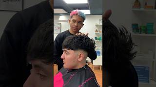 MID FADE EN PUNTA ✂️OBSERVA😱midfadetutorialchileviralparati [upl. by Cooe]