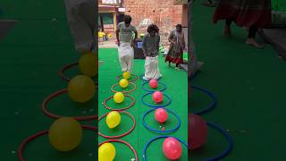 Jump balloon Poping challenge in bora shorts challenge [upl. by Nnylyaj358]