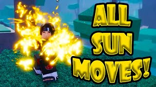 All Sun Moves  Element Battles [upl. by Aubin]