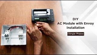 Solar AC Module Installation with Envoy System in Hindi DoItYour Self [upl. by Ellimak]