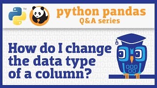 How do I change the data type of a pandas Series [upl. by Einahc35]