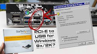 Bringing USB Support to Windows 982000 on Modern PCs USB 20 Ports Aren’t What They Used to Be [upl. by Yerot]