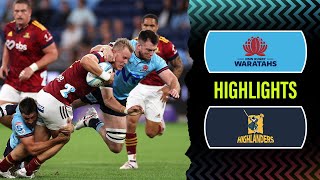 Super Rugby Pacific 2023  Waratahs v Highlanders  Rd 10 Highlights [upl. by Anek]