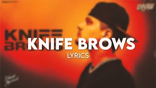 Knife brows  visualizer  Dhanda Nyoliwala  lyrical music video [upl. by Noral248]