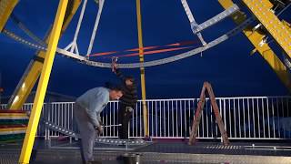 Set uptear down video of the Ferris Wheel NEW DESIGN 2017 by LunaPark Rides [upl. by Pliam443]