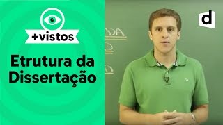 ESTRUTURA DA DISSERTAÃ‡ÃƒO INTRODUÃ‡ÃƒO  RESUMO PARA O ENEM REDAÃ‡ÃƒO  DESCOMPLICA [upl. by Adamik]