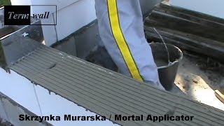 Skrzynka Murarska 240420 mm klej  Mortar Applicator glue 3 [upl. by Hugues761]