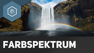 Wie entsteht ein Regenbogen  Das Farbspektrum [upl. by Enomsed]