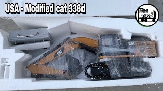 RC EXCAVATOR UNBOXING  Modified CAT 336D fullmetal  HOBBY REVIEW AND TESTED by KTTV [upl. by Stanly]