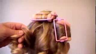 How to use sponge rollers for spiral curls [upl. by Oiracam948]