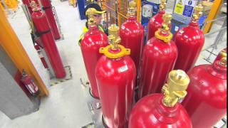 Inert Gas Filling Station Facility at Tyco Fire Protection Products [upl. by Rossner]