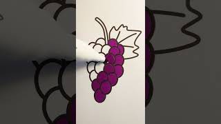 Color with me I Grape I Relaxing I Satisfying I I Coloring I Color Your Time [upl. by Waldack3]