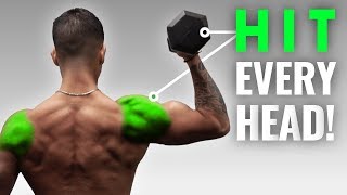 The Best ScienceBased DUMBBELL Shoulder Exercises For Mass and Symmetry [upl. by Thurnau998]