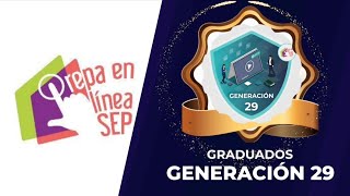 Anuario Generación 29 Prepa en línea SEP [upl. by Nosylla]