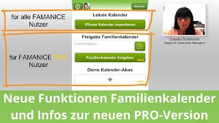 FAMANICE PRO inkl neue FamilienkalenderFunktionen [upl. by Brunhild401]