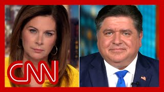 Erin Burnett asks Gov Pritzker about possible Harris VP pick [upl. by Belldas]