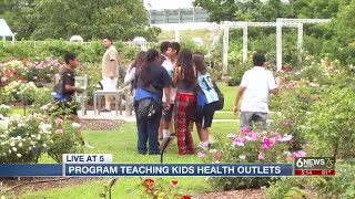 Lauritzen Gardens hosts program teaching kids mental health outlets [upl. by Silenay]